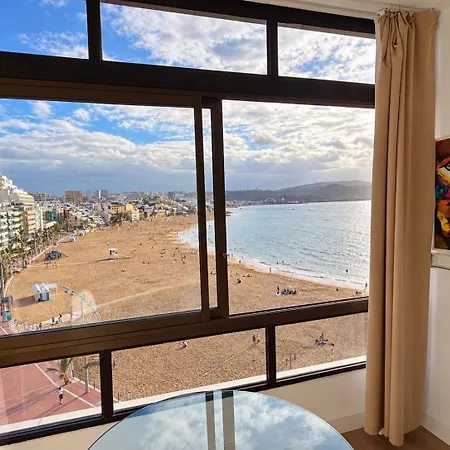 Vista Playa Canteras Las Palmas de Gran Canaria